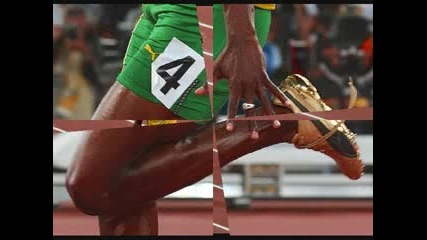 Beijing 2008 Usain Lightning Thunder Bolt Create Shockwaves Smas