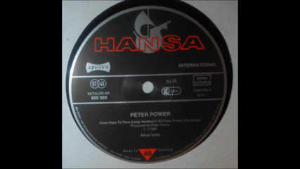 Peter Power (peter Schild) - From Face To Face Long Version 1982