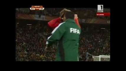 Испания - Португалия 29.06.2010 второ полувреме част 2 