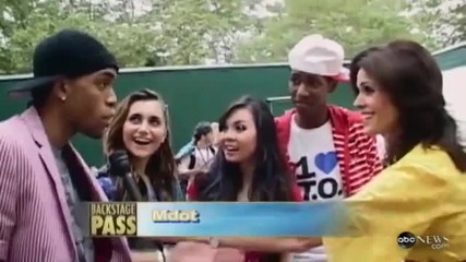 The Jonas Brothers and Demi Lovato chat about the Camp Rock 2 tour and movie.