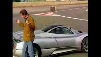 Pagani Zonda S Срещу Lamborghini Murcielago - Top Gear