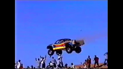 Robby Gordon Big Gap Jump Thanksgiving Glamis 2000 