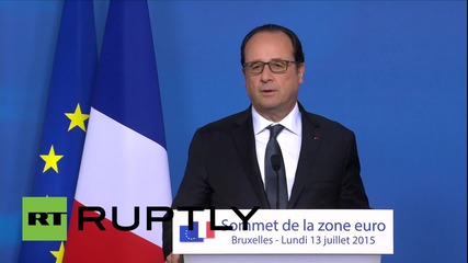 Belgium: Greek debt agreement a 'historical decision' - Hollande