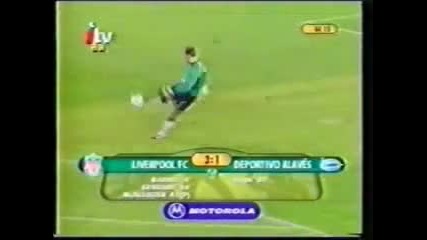 2001 Uefa Cup Liverpool vs Alaves