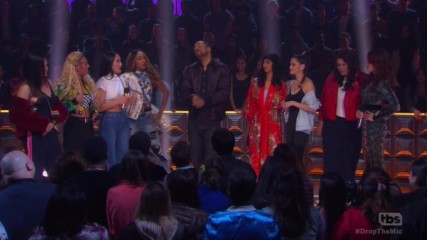 WWE Superstars rap with stars of "GLOW" on TBS' "Drop the Mic"