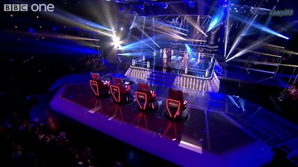 Becky Hill Vs Indie and Pixie Irreplaceable - The Voice Uk - Battles 2 - 22.04.2012.