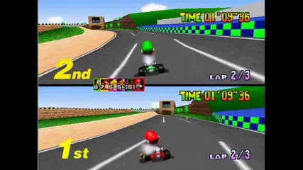 mario kart - 2 players