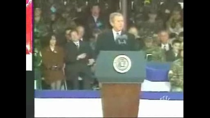 Забавни моменти с бившият президент на Америка Джордж Буш ;dd . .