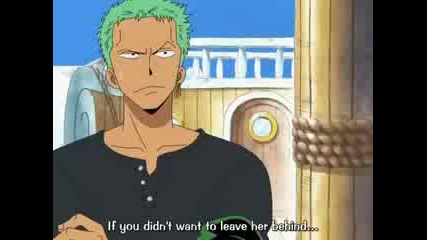 Luffy Tries to Insult Zoro