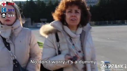 Блъсни и бягай .невероятно видео – социален експеримент!
