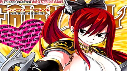 { Bg Sub } Fairy Tail Manga 483 - The Seven Stars