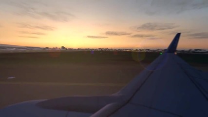 Fs9: Flydubai Sunset Arrival at Dubai 