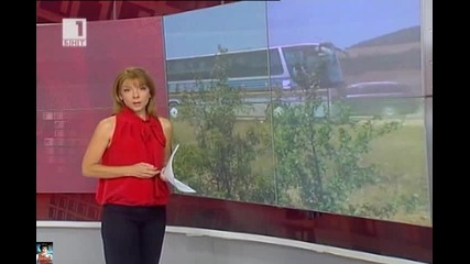 Изгоря автобус с румънски туристи