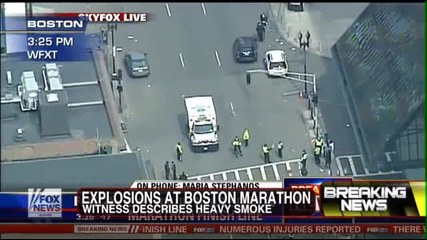 Кадри от експлозията в Бостън!