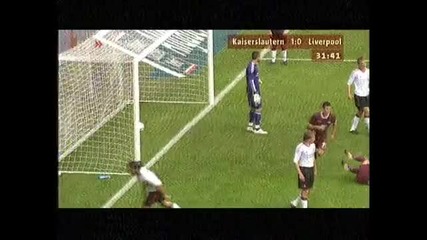 Страхотен гол на Мицански! Кайзерслаутерн - Ливърпул - *24.07.2010г.* 