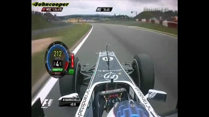 Rubens Barrichello Onboard Germany Gp 2011 Free Practice 3