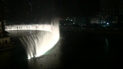 фонтаните в Дубай красота 