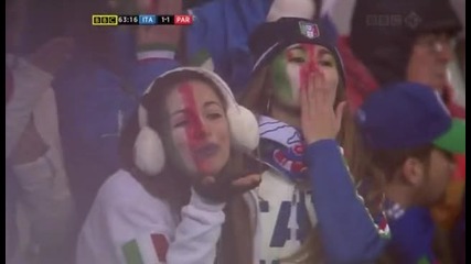 14.06.2010 - Световно Първенство - Италия 1 - 1 Парагвай гол на Де Роси 