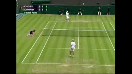 Wimbledon 2008 : Родик - Шванк