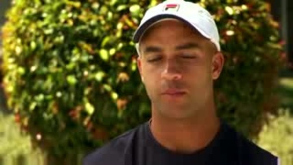 Australian Open 2009 - Джеймс Блейк за президент Барак Обама 