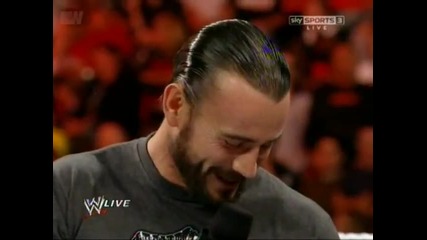 Cm Punk takes a field sobriety test // Wwe Raw // 23.4.12