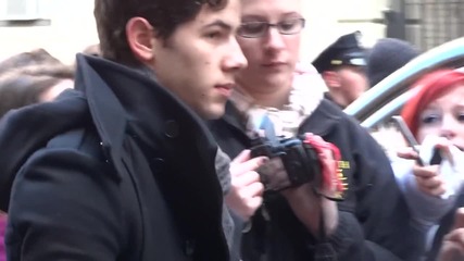 Meeting Nick Jonas - 2_25_12 (go to 1_24-1_32 for the cutest thing ever)