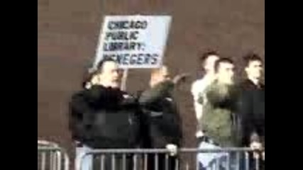 Nazis get shut down in Chicago Ara antifa
