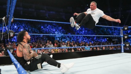 4-on-3 Handicap Match works against Reigns & Usos: Wal3ooha, 16 May, 2019
