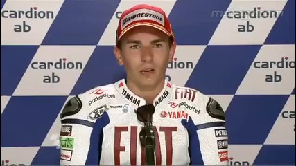 Jorge Lorenzo interview after the Czech Gp 