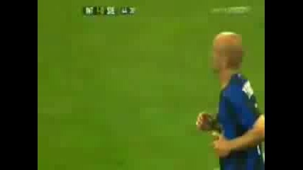 Inter - Siena 1:0 Cambiasso Goal