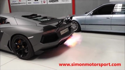 Lamborghini Aventador with ipe Exhaust System