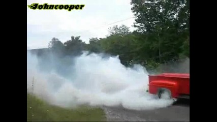 1950 Ford F150 Burnout