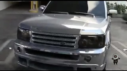 Напълно хромиран джип