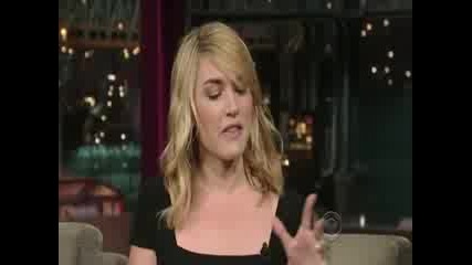 Kate Winslet on Letterman 2/2 01/08/09