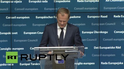 Belgium: 'EU preparing new strategy on foreign and security policy' - Tusk
