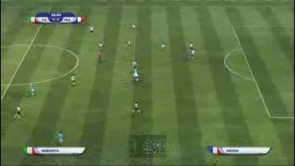 Fifa World Cup South Africa - Italy vs France Gameplay Hd New 