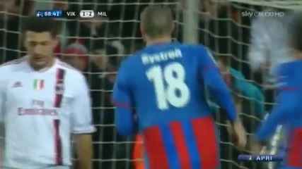 Fc Пилзен 2-2 Милан