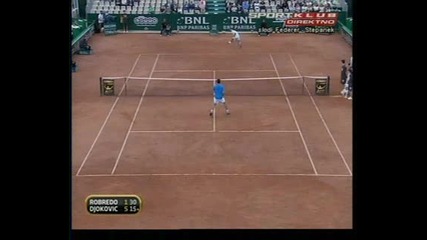 Nole vs. Robredo Masters Rome
