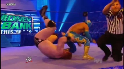 Sin Cara counters High Cross into a Hurricanrana