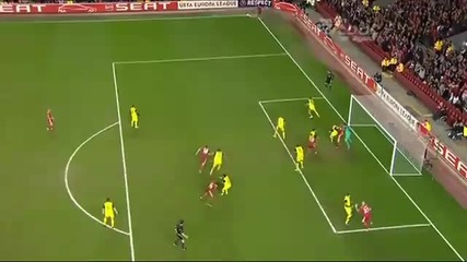 Dirk Kuyt goal Liverpool V Sparta Prague 24.02.2011 