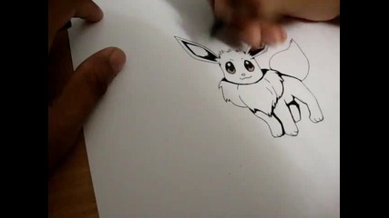 Drawing Eevee