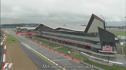F1 Гран при на Великобритания 2011 - Kobayashi се блъска на петъчните тренировки [onboard] Hd