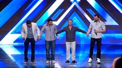 Тончо, Теодор, Валентин и Светозар - X Factor (06.10.2015)