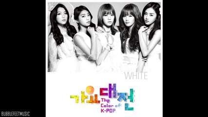 Mystic White ( Jiyoung, Bora, Sunhwa, Gayoon, Lizzy ) - Mermaid Princess