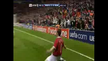Man Utd 3 - 0 Roma (Rooney)