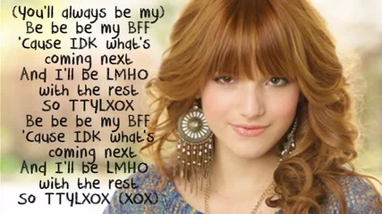 Цялата песен!!! Bella Thorne - Ttylxox