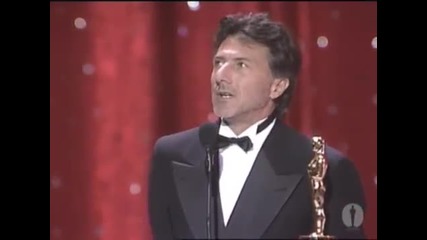 Dustin Hoffman Wins Best Actor- 1989 Oscars - Youtube[via torchbrowser.com]