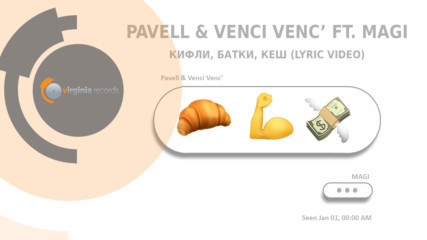 Pavell & Venci Venc' feat. MAGI - Kifli, Batki, Cash (Official Lyric Video)
