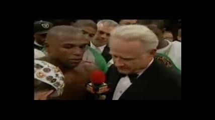 Floyd Mayweather Post Fight Interview w Larry Merchant