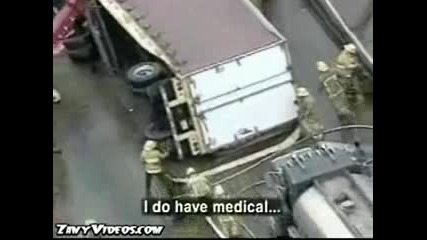 катастрофа! Човек под колата!